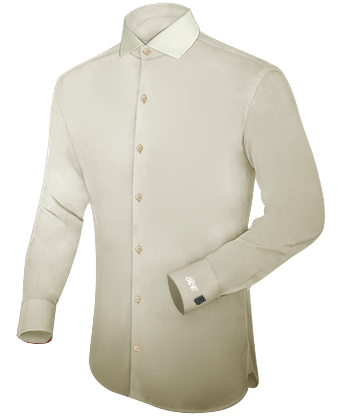 Camicia Doppio Collo with Italian Collar 1 Button