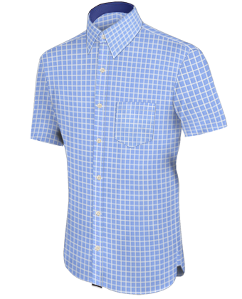 Camicia Lino Uomo with French Collar 1 Button