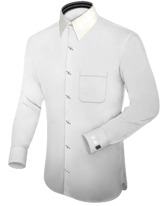 Camicia Per Cerimonia with French Collar 1 Button