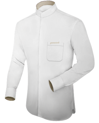 Camicia Per Gemelli with Cut Away 1 Button