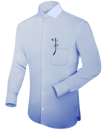 Camicia Seta Su Misura with Italian Collar 1 Button