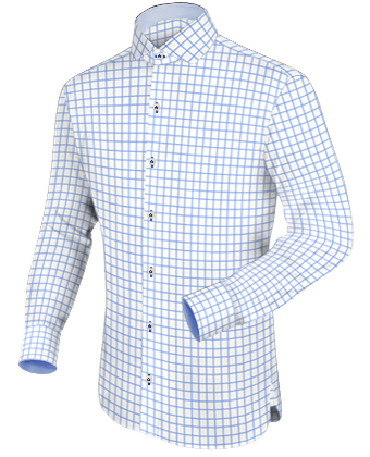 Camicia Su Misura Como with Italian Collar 1 Button