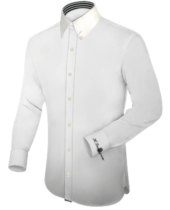 Camicia Su Misura On Line with Hidden Button