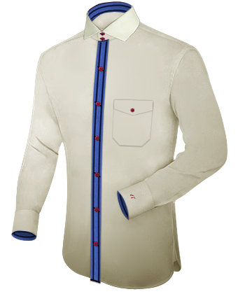 Abbigliamento Taglie Forti with Italian Collar 2 Button
