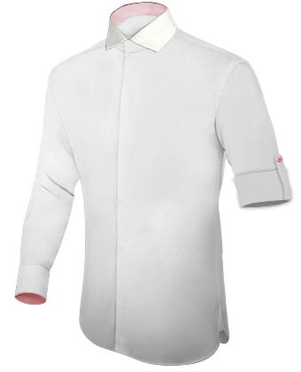 Camicia Su Misura Padova with Italian Collar 1 Button
