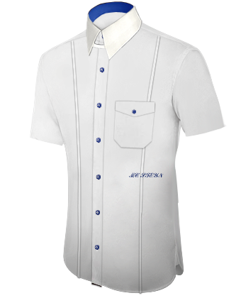 Camicia Tinta Unita Felpata with Tab