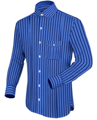 Camicia Uomo Su Misura with English Collar