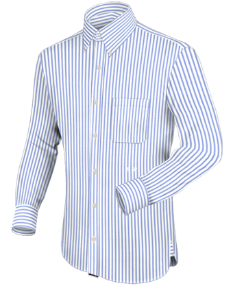 Camicia Uomo Pois with Button Down