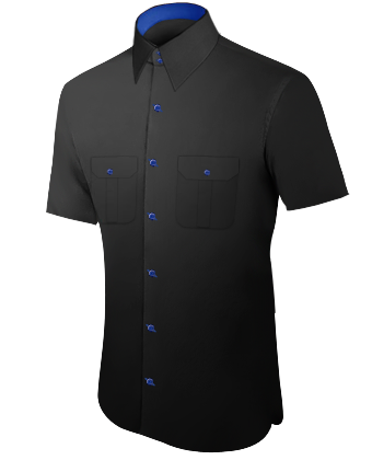 Camicia Verde Vendita with French Collar 2 Button