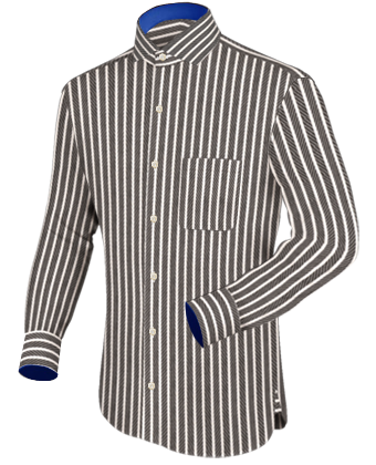 Camicie Di Lino Su Misura with Italian Collar 1 Button