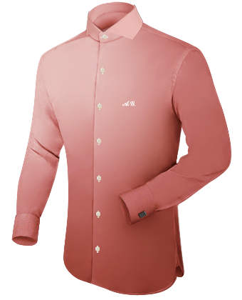 Camicie In Rasatello with Cut Away 1 Button