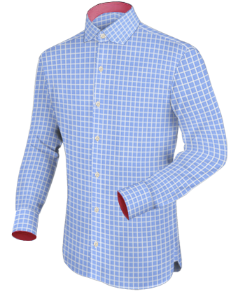 Camicie In Seta Uomo with Modern Collar