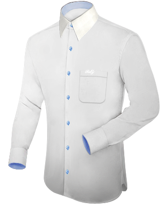 Camicie Sartoriali Milano 50 Euro with French Collar 1 Button