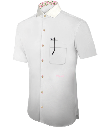 Camicie Su Misura A Bologna with Italian Collar 1 Button