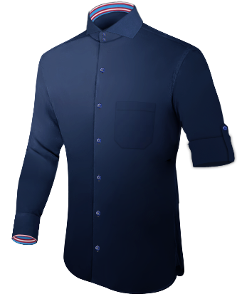 Camicie Seta Taglie Grandi with Cut Away 2 Button