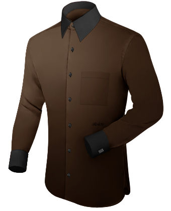 Camicie Su Misura 19 with French Collar 1 Button