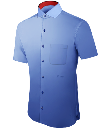 Camicie Su Misura A Bergamo with Italian Collar 1 Button