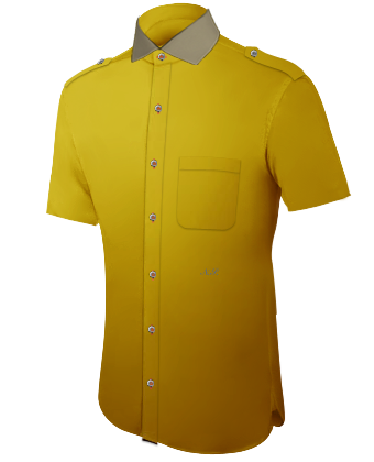 Camicie Su Misura In Seta with Italian Collar 1 Button