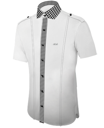 Camicie Su Misura Perteole with Modern Collar