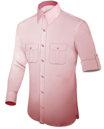 Camicie Su Misura Reggio Calabria with French Collar 1 Button