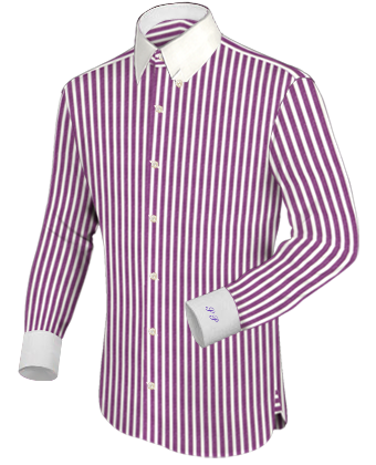 Camicie Su Misura Roma Nord with Hidden Button