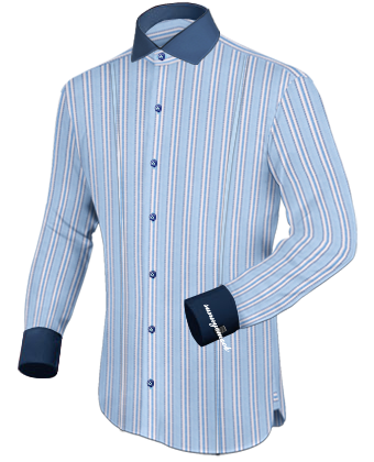 Abbigliamento Taglie Forti Roma with Italian Collar 1 Button