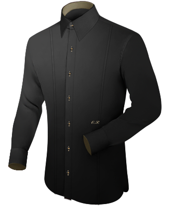 Camicie Su Misura Scontate with French Collar 1 Button