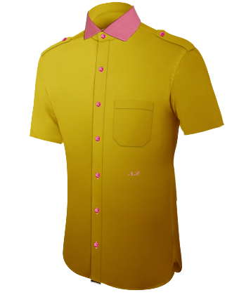 Camicie Su Misura Udine with Italian Collar 1 Button