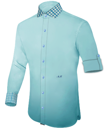 Camicie Su Misura Uomo with Italian Collar 1 Button