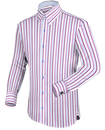 Camicie Uomo Da Abito with French Collar 2 Button