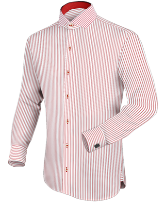 Camicie Uomo Doppi Polsi with Italian Collar 1 Button