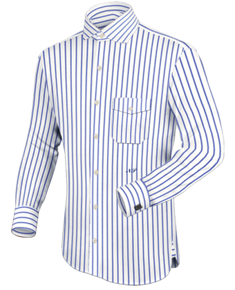 Camicie Uomo Elegante Beige with English Collar