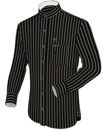 Camicia Da Uomo with Band