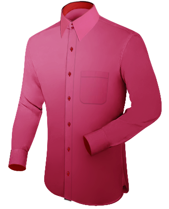 Cerimonia Con Camicia Nera with French Collar 2 Button
