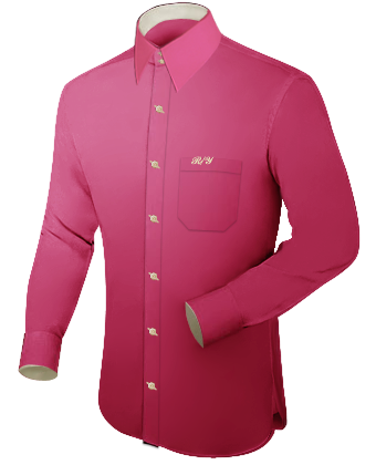 Design Tailored Shirt with French Collar 2 Button