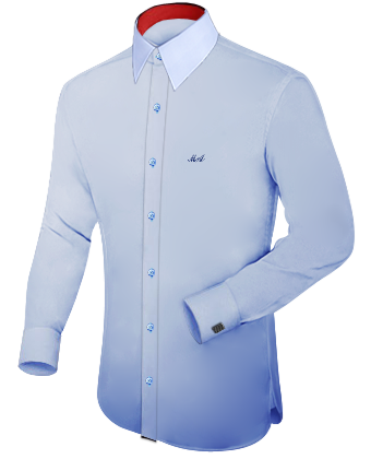 Millerighe Camicie with French Collar 1 Button