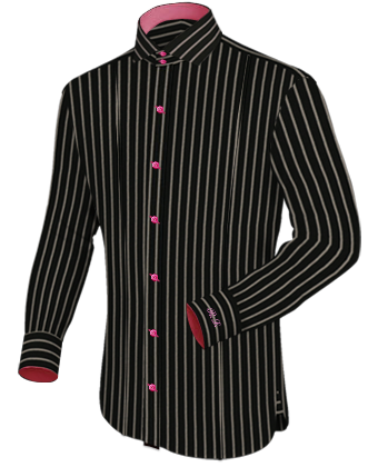 Negozio On Line Camicie Su Misura with Italian Collar 2 Button