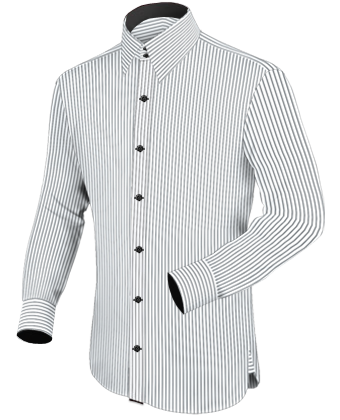 Negozi Camicie Torino with French Collar 2 Button
