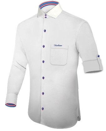 Shirts Online with Italian Collar 2 Button