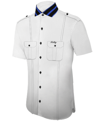 Template Camicie with Italian Collar 1 Button