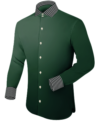 Tessuto Per Camicie Da Uomo with Italian Collar 2 Button