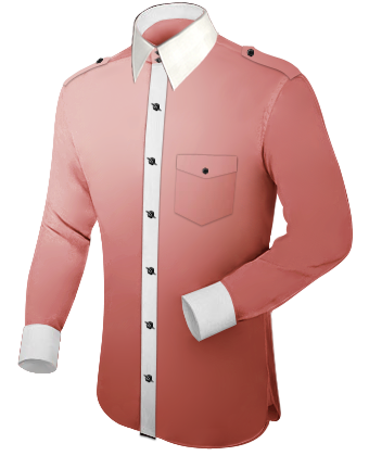 Vendita Camicie Basso Costo with French Collar 2 Button