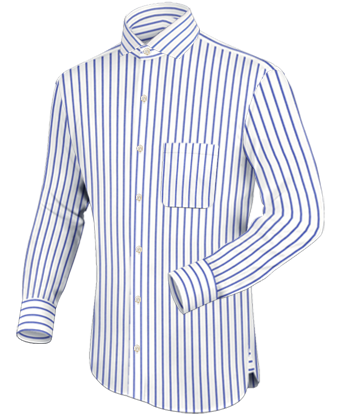 Camicia Da Notte Uomo with Italian Collar 1 Button