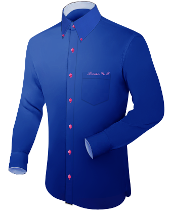 Camicia Notte Uomo with Button Down