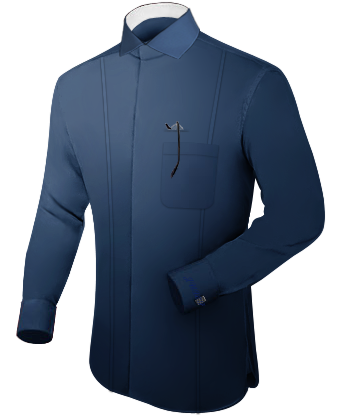 Camicie Con Iniziali with Italian Collar 2 Button