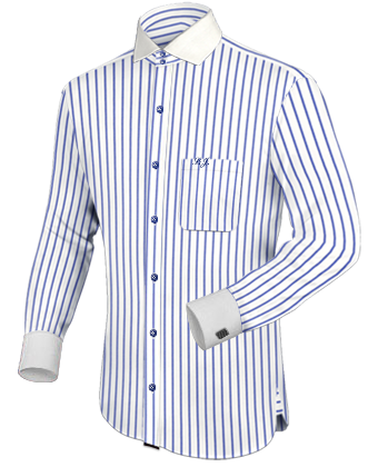 Produzione Camicie Su Misura with Italian Collar 2 Button