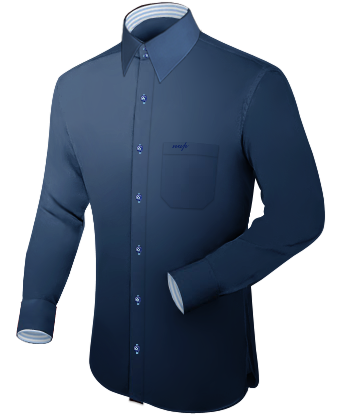 Shirt Personalizzata with French Collar 2 Button