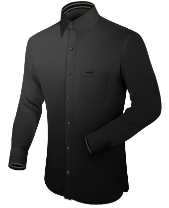 Stoffe Per Camicie with French Collar 2 Button