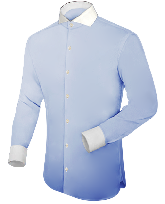 Camicie Fatte A Mano with Cut Away 1 Button
