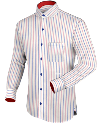 Camicia Con Iniziali with Italian Collar 1 Button